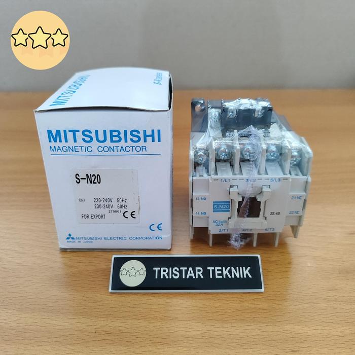 Jual MITSUBISHI CONTACTOR SN 20 Kontaktor s-n20 sn20 SN-20 - Jakarta ...