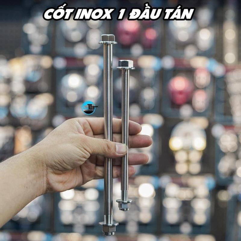 PHỤ KIỆN CỐT BÁNH TBT 1 ĐẦU TÁN KÈM PHE XỎ - INOX304 V3