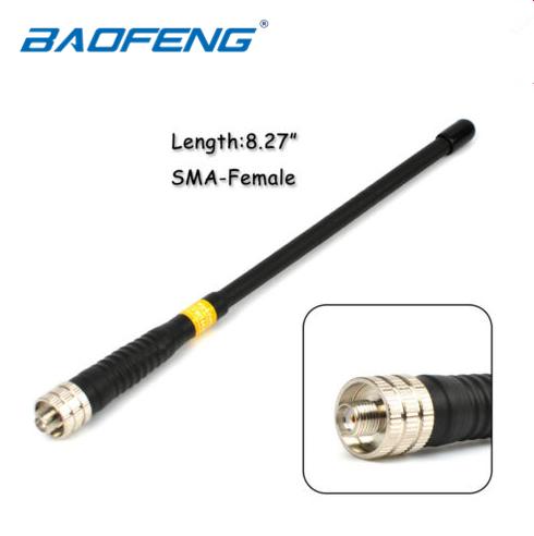 Product Introduction of FP-761 Dual Band SMA Female Ham Radio Antenna 144/430mHz Portable Whip Antenna for Baofeng Cignus Kenwood Two Way Radio Walkie Talkie 7