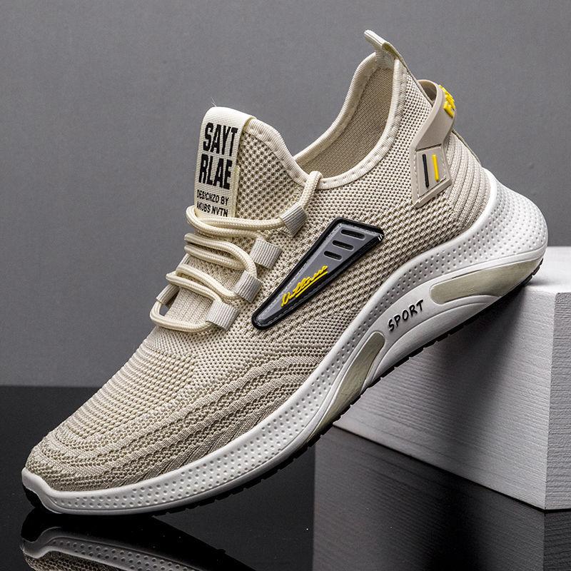 Giày Nam, Bộ Sưu Tập Mùa Lò Xo, Phong Cách Thường Ngày Làm Bằng Flyknit, Giày Chạy Bộ Hợp Xu hướng Giày Thể Thao Nam Thời Trang 0