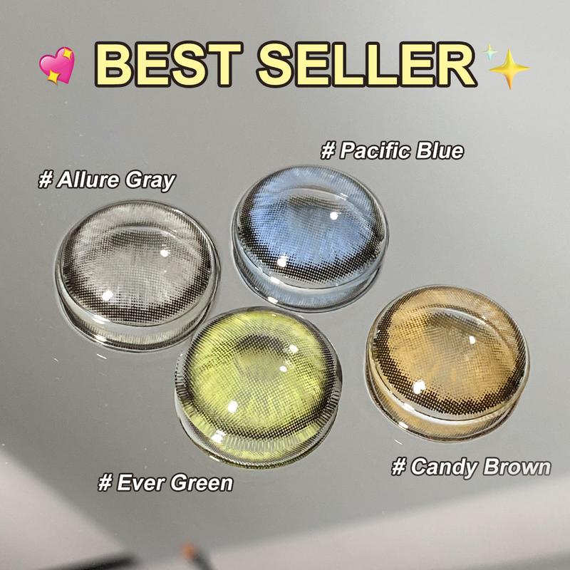 Product Introduction of 【Mua 1 Tặng 2】 Magister Kính Áp Tròng 2 chiếc DIAMOND N Độ Cận 0~6.00 Candy Brown/Allure Gray  Kính Áp Tròng Đường kính lớn DIA 14.5mm 6 Tháng Hàng Ngày Lens Mắt Màu 8
