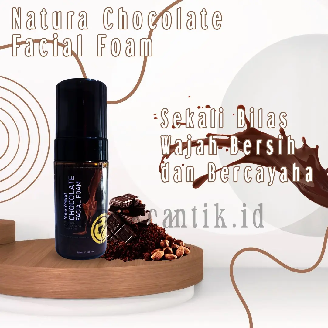 Natura Facial Foam | Sabun Pencerah Muka