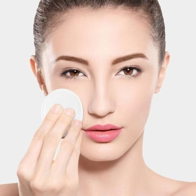 Product Introduction of Shining Tree2 200/500Pcs Gentle Round Makeup Remover Pads Soft Disposable Cotton Pads Washable 3-Layer Nail Polish Remover Pads for Deep Cleansing 22