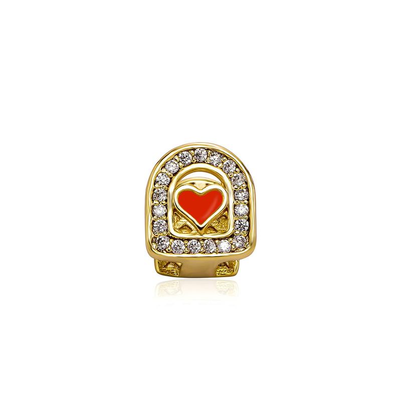 Product Introduction of European Hip Hop Tooth Socket DIY Combination Suit Full Diamond Copper Inlaid Zirconium Cross-Border Hot Hip Hop Gold Teeth Grillz Wholesale @ 0440 10