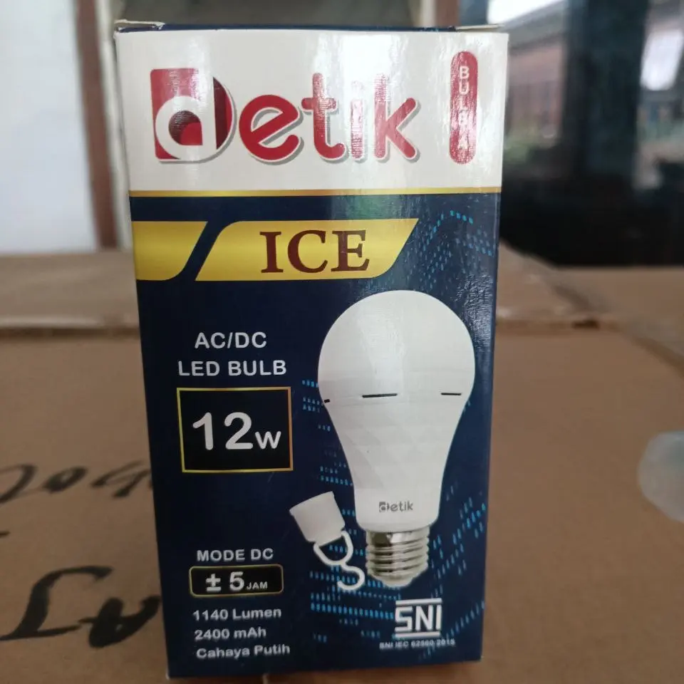 Lampu Led Magic POTENS 12 watt Emergency Otomatis Menyala Saat Padam