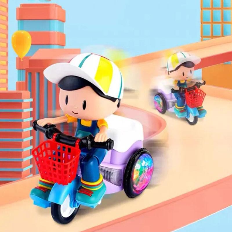 Music Rotating Stunt Tricycle Toy Electric Music Cool Tricycle Y7X6 6