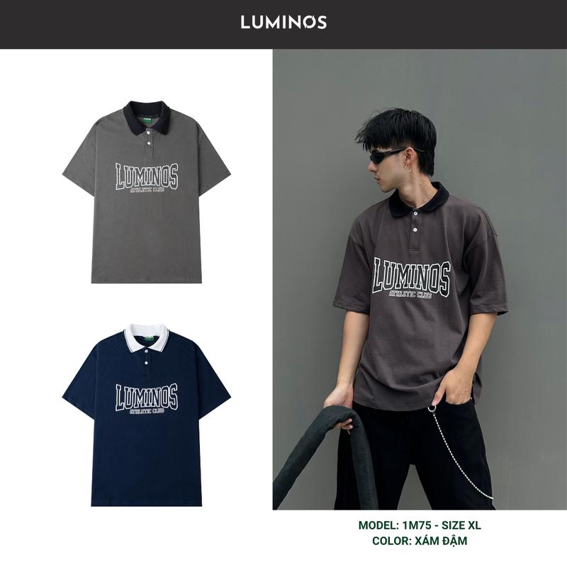 Áo Polo Oversize Lumi Athletic - Áo Polo Vải 280gsm 100% Cotton Dáng Rộng Unisex - Brand Luminos
