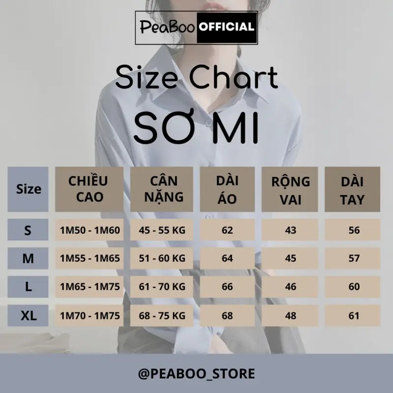 [BST SƠ MI - GIÁ TRẢI NGHIỆM] Áo Sơ Mi By PEABOO Mã BST00 Chất Mềm Mịn Dành Cho Nam Nữ 8