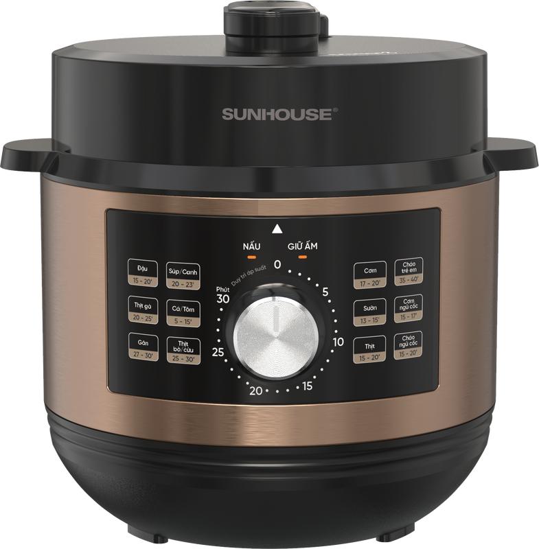 NỒI ÁP SUẤT ĐIỆN ĐA NĂNG SUNHOUSE SHD1656