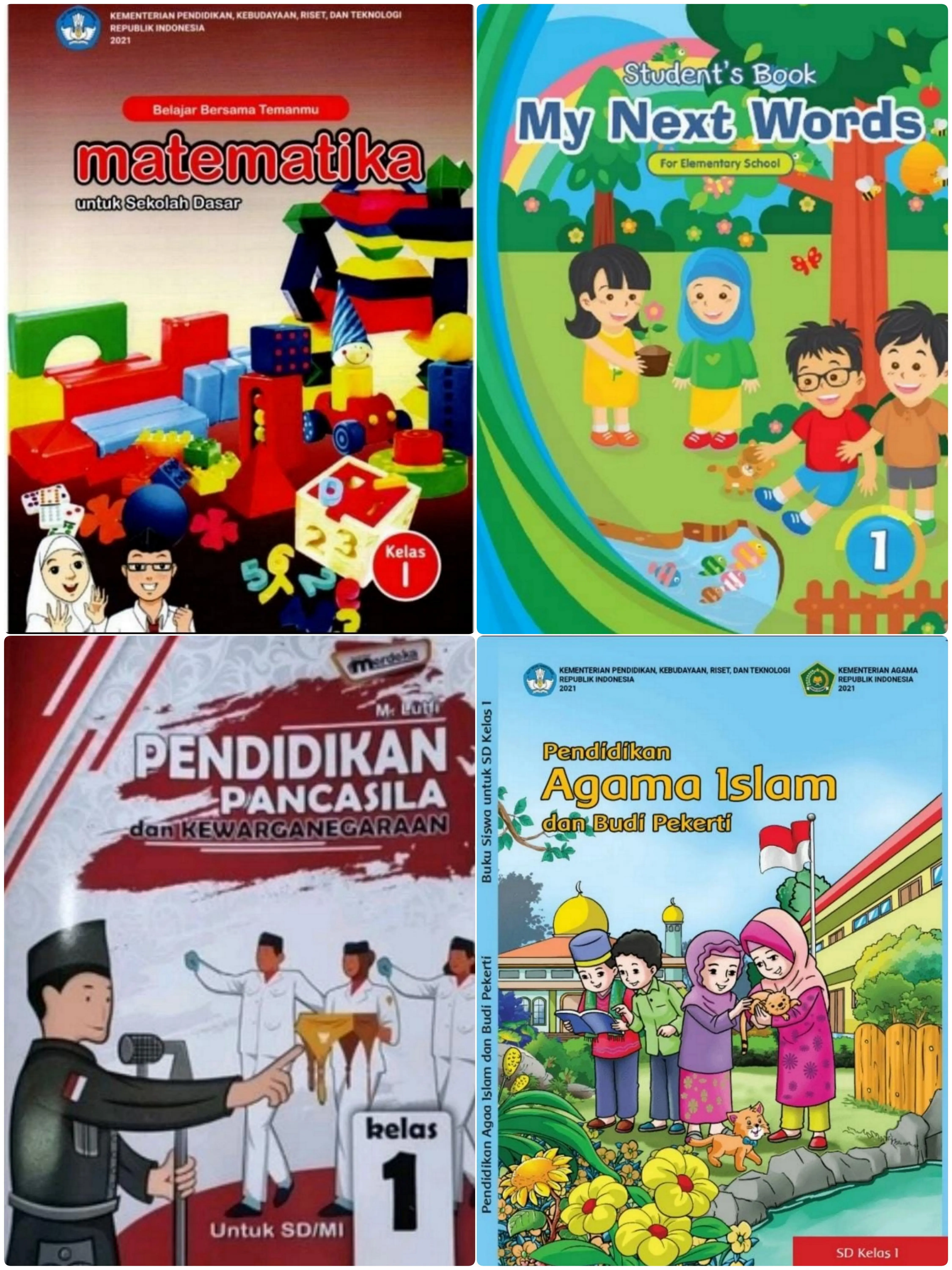 BUKU PAKET KELAS 1 SD KURIKULUM MERDEKA PENERBIT KEMENDIKBUD