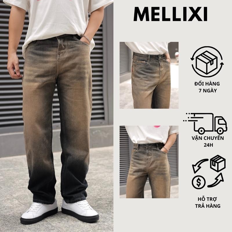 quần jean nam,quần jean nam baggy xuông hottren phong cách trẻ trung năng động Menswear Pants