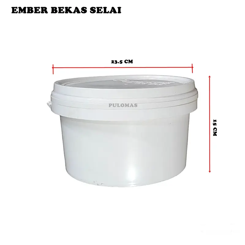 Pot Hidroponik Dutch Bucket Sistem Wick Bulat Tanaman Ember 2