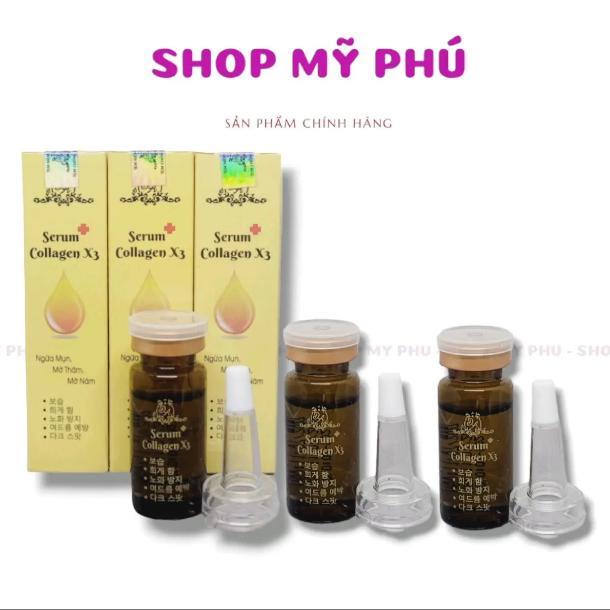 Serum collagen x3 đông anh - Mỹ phẩm Đông Anh