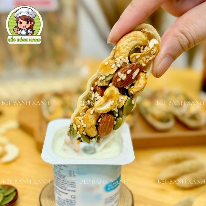 250g BÁNH THUYỀN SIÊU HẠT loại 1 giá tận xưởng không đường mẹ bầu ăn vặt siêu healthy Snack Food bánh mix