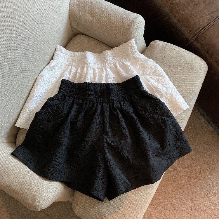 Product Introduction of Quần Thường Ngày Cho Nữ, Bộ Sưu Tập Mùa Xuân Và Mùa Thu, Thiết Kế Đẹp, Quần Đùi Xếp Ly Độc Đáo Quần Ống Rộng Cạp Cao Dáng Rộng Vừa Vặn, Mỏng, Thích Hợp Cho Mùa Hè 8