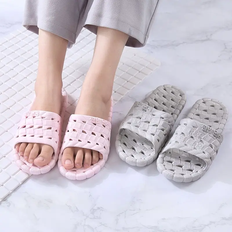 Dép Đi Trong Nhà Tắm, Văn Phòng Siêu Mềm , Đế Có Lỗ Thoát Nước Chống Trơn Trượt TH569 4
