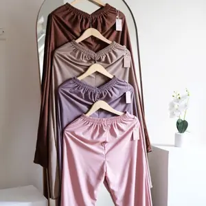 Nilam Indonesia - Alia Celana Dalaman Gamis berbahan Kaos Double PE Premium Adem | Celana Legging Loss | Inner Pants Wanita