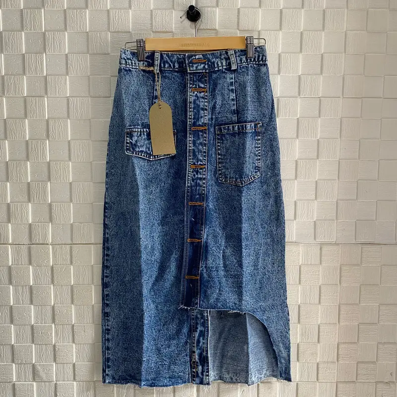 rok jeans riped terbaru wanita/rok jeans sobek wanita/rok jeans terbaru/shabhira16 7