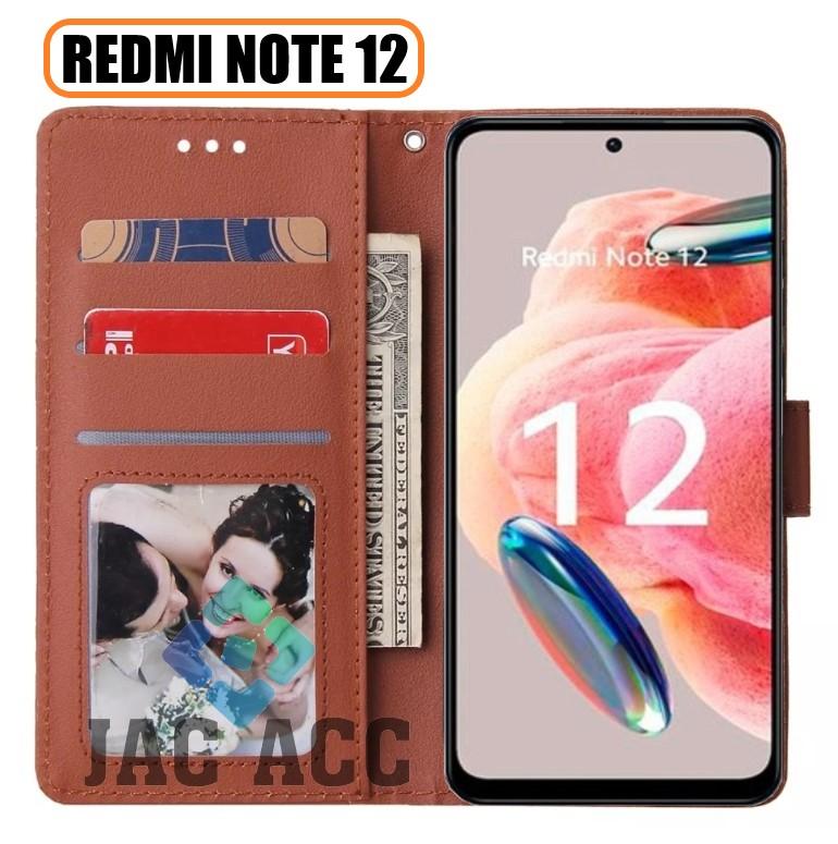 Product Introduction of DOMPET HP PREMIUM UNTUK XIAOMI REDMI NOTE 12 NEW LEATHER FLIP CASE PREMIUM UNTUK XIAOMI REDMI NOTE 12 NEW 2023 5