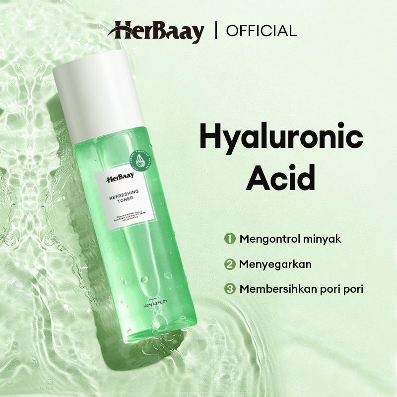 Product Introduction of 【BPOM】【COD】【READY STOCK】 HerBaay Lightening Toner 120ml - Hydrating Face Toner dengan Formula pH Balance - Soothing Toner Skin Barrier Repair 0