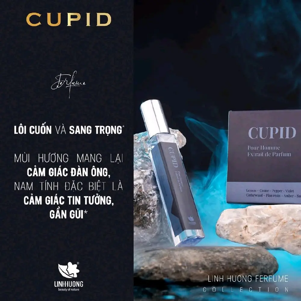 Nước hoa Nam:CUPID (Sang trọng _quý phái _lịch lãm )