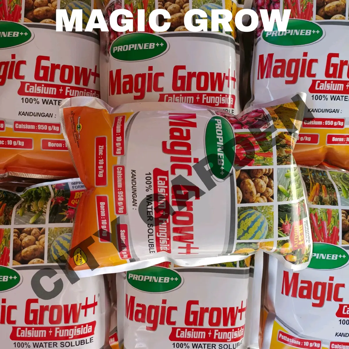 PUPUK KALSIUM MAGIC GROW PLUS FUNGISIDA 1 KG / CASPER CALSIUM SUPER LARUT  SEMPURNA PLUS