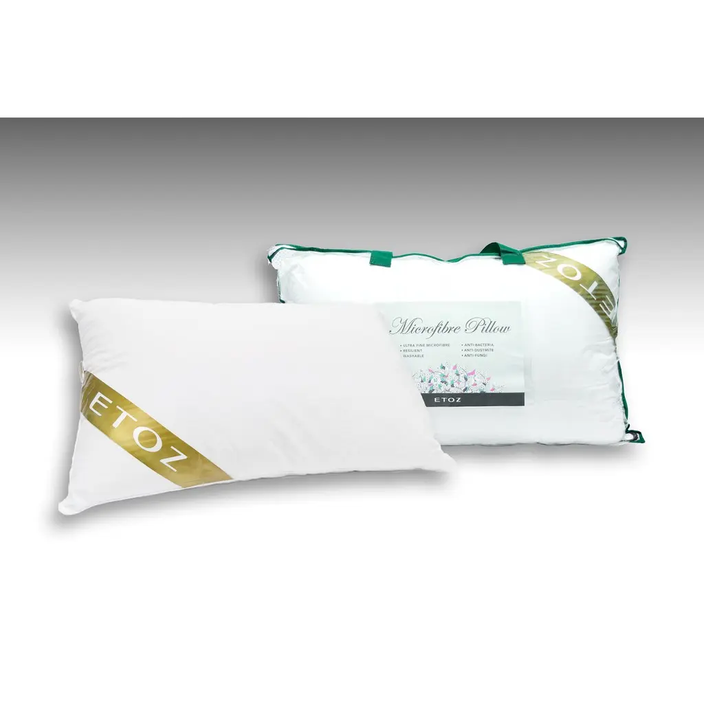 ETOZ Microfibre Pillow - Washable Pillow - Anti-dust mites - Soft and Comfortable