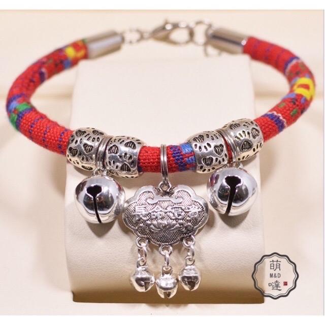 Vòng cổ chuông thổ cẩm cho chó mèo