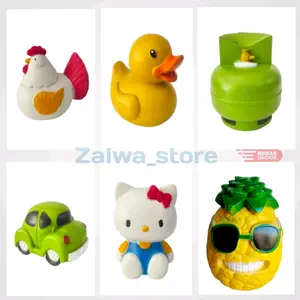 Celengan murah / souvenir celengan  Plastik Koin Motif Binatang Buah Kartun ANAK-ANAK LPG