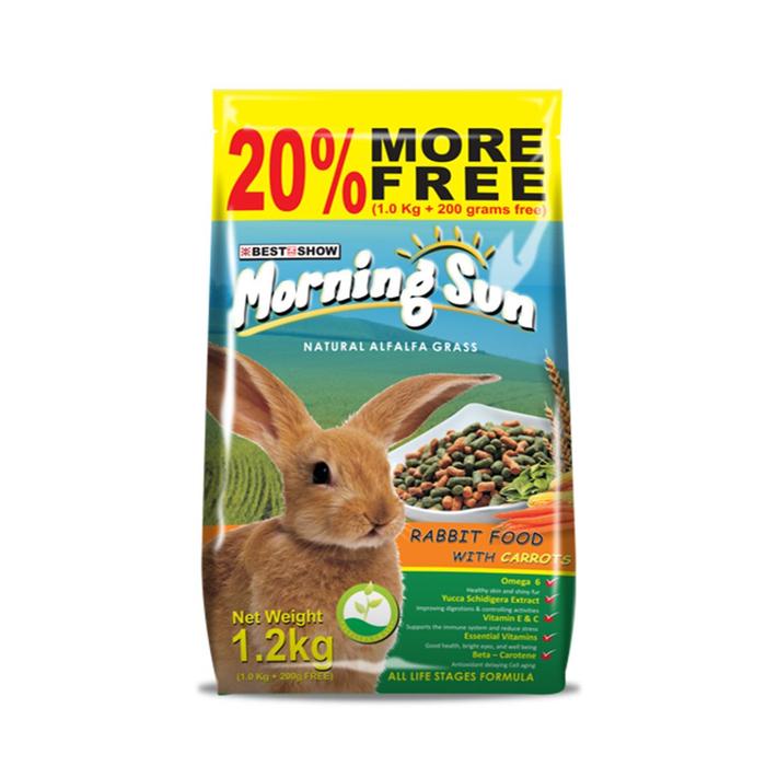Gambar Morning Sun Rabbit with Carrot 1.2kg - Makanan Kering Kelinci dari Petto Store Kota Administrasi Jakarta Pusat Tokopedia
