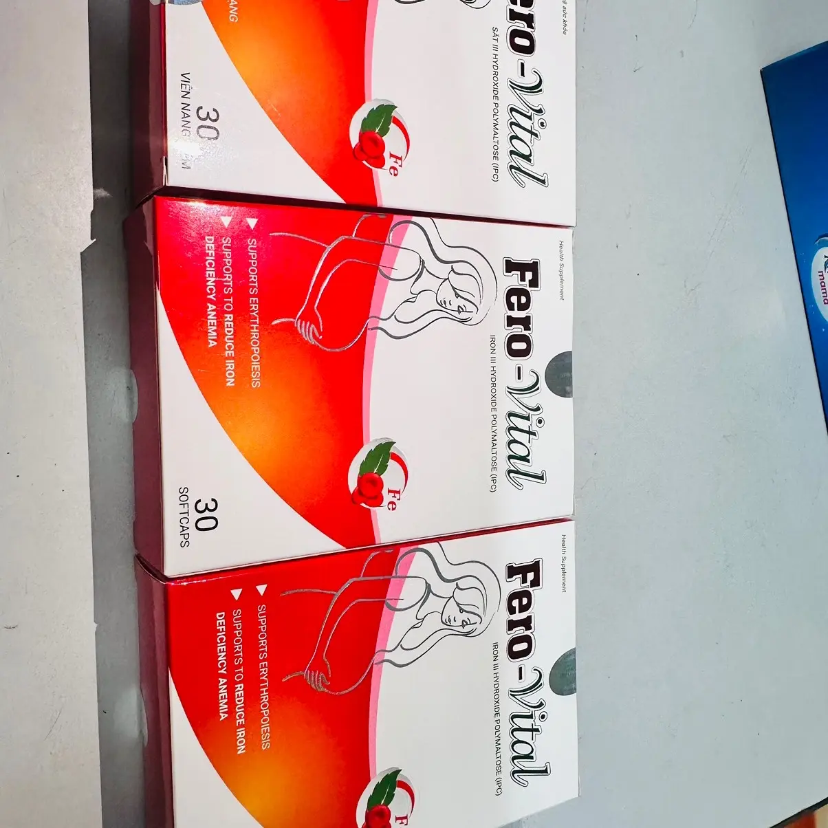 Thực phẩm bảo vệ sức khoẻ ferovital bổ sung sắt vaf acid folic cho cơ thể