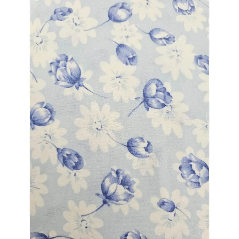 Vải thun cotton hoa,  hoa văn màu sắc trang nhã, thấm hút tốt, phù hợp may cho trẻ em, đồ bộ mặc nhà 7