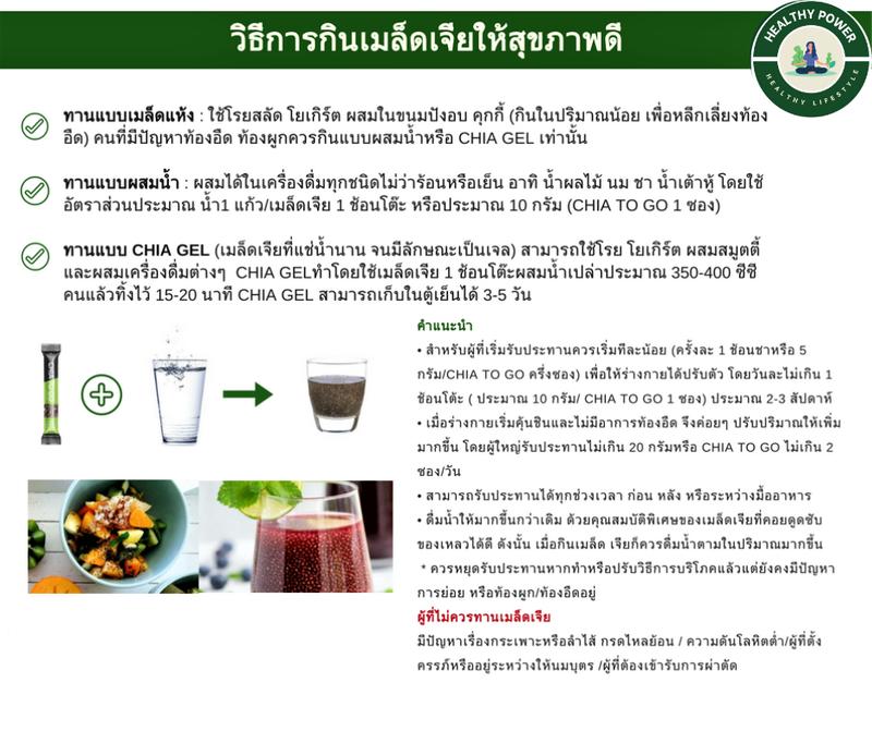 เมล็ดเจียออร์แกนิคขนาด 250g 1