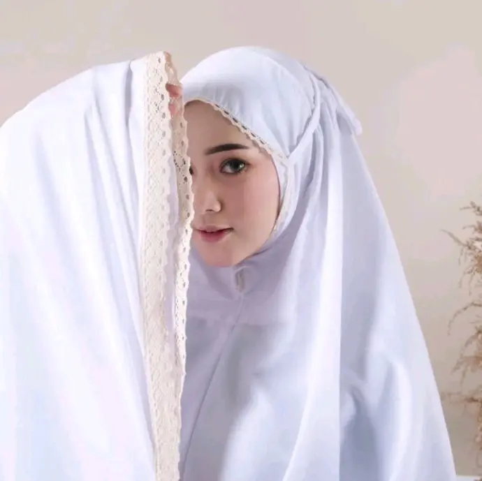 Mukena terbaru 2024 dewasa remaja mukenah adem traveling bahan katun tebal 4