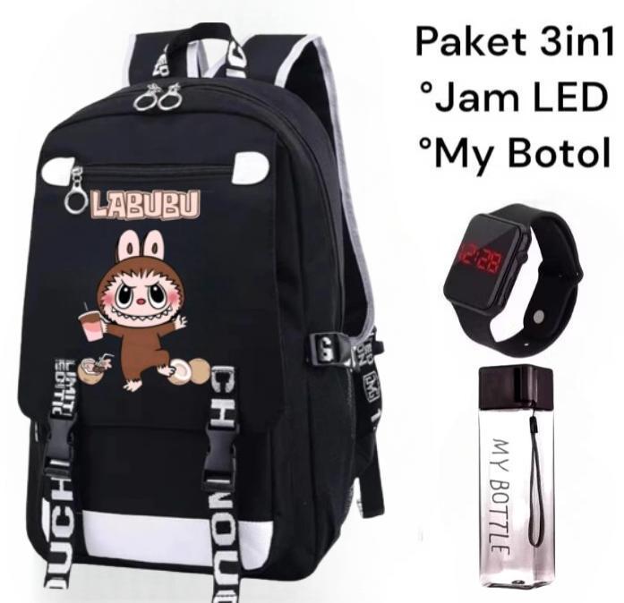 Product Introduction of HS - TAS SEKOLAH ANAK SD TK PAUD LAKI LAKI PEREMPUAN BONEKA LABUBU TAS RANSEL SEKOLAH ANAK TAS LABUBU TAS SEKOLAH SD CEWEK FASHION TERBARU BANYAK BONUSNYA 16