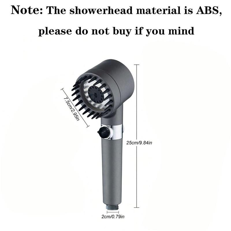 3 Modes Handheld Shower Head, Air Boost Strong Water Flow Handheld Shower Head, Everything Shower Products, Bathroom Shower Head 2
