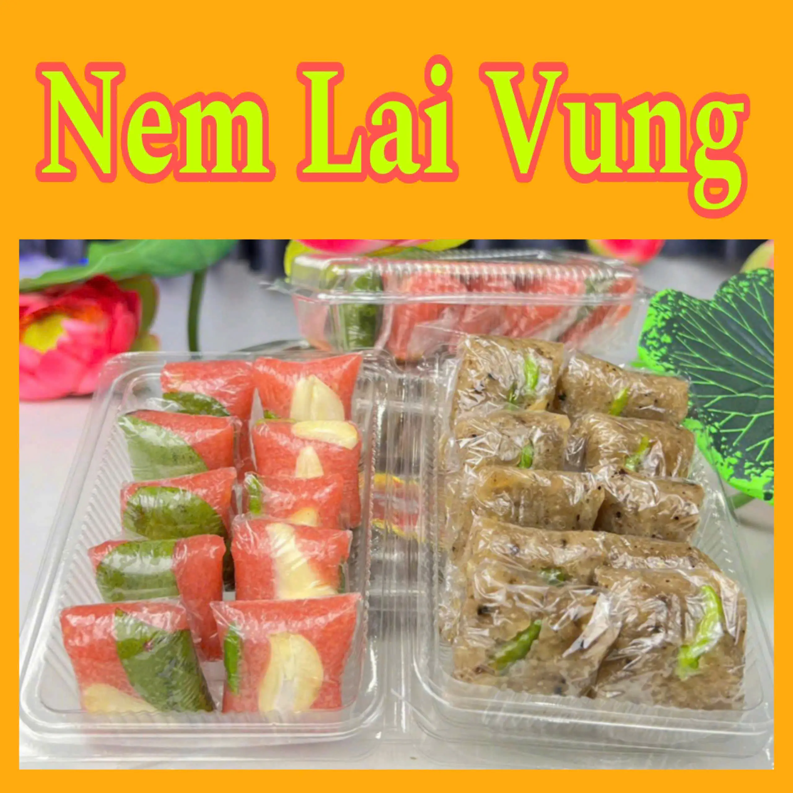 ComBo 5 Hộp hộp Nem Lai Vung, ( Hộp 160g/ 10 chiếc ) - Đặc Sản Miền Tây - Ăn Vặt, Food, Snack