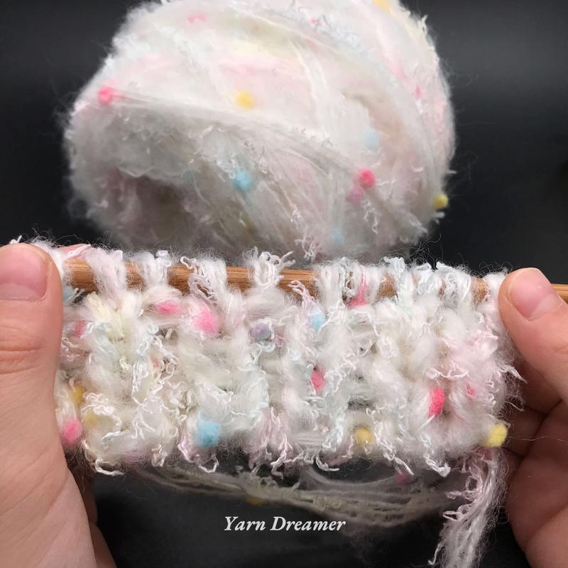 Product Introduction of 5 Styles - Fluffy Yarn for Crochet Bundle Fancy Crochet Yarn Wool Yarn Knitting Yarn Crochet Yarns Chunky Yarn Fuzzy Yarn Art Pink Yarn Soft Yarn Sale 12
