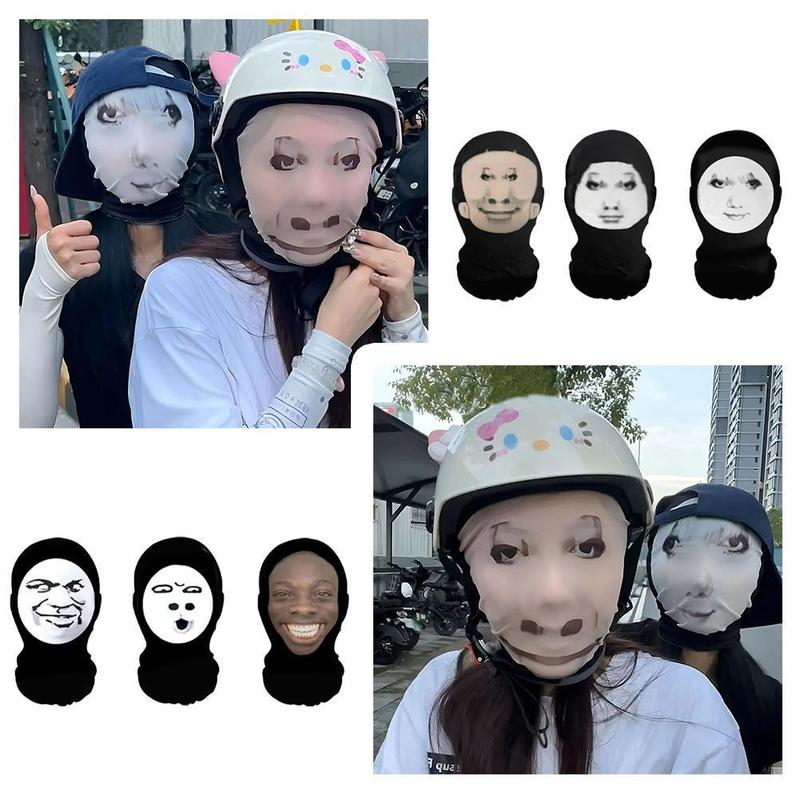 Product Introduction of Mặt Nạ Balaclava 3D Vui Nhộn Thiết Kế Liền Mạch Mặt Nạ Hóa Trang Rồng In Hình Đầu Mũ Đội Đầu Tất Cả E2I2 32