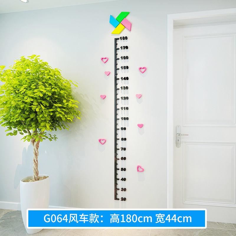 Product Introduction of 3d Height Wall Stickers Baby Height Ruler Removable Children's Room Decoration Self-Adhesive Acrylic Stickers 20