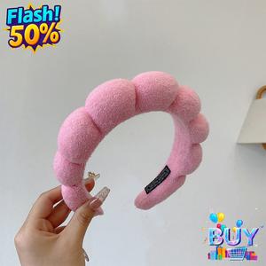 ที่คาดผมมงกุฎสูงระดับไฮเอนด์ สไตล์เกาหลี อเนกประสงค์ น่ารัก ที่คาดผมขอบกว้าง เหมาะสำหรับล้างหน้า เครื่องประดับผมผู้หญิง ดีไซน์อินเทรนด์และสวย แฟชั่นผู้หญิง พร้อมสต็อก 2025