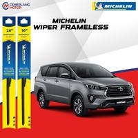 Gambar MICHELIN Wiper Frameless Rainforce Beam For INNOVA REBORN 2016 ON dari Cemerlang Auto Store Kota Medan 1 Tokopedia