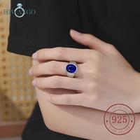 Gambar HIWANGO Cincin Pria Zirkon AAAAA Perak 925 Safir Fashion - Perak, Dapat disesuaikan dari HIWANGO Kab. Gresik 1 Tokopedia
