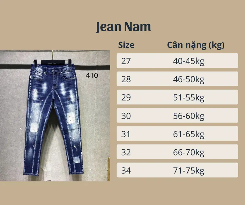 Quần jean nam 2 đáy wash rách xước phối vẩy sơn nhẹ, hàng co giãn tốt, mặc thoải mái, phong cách trẻ, chất | Menswear 6