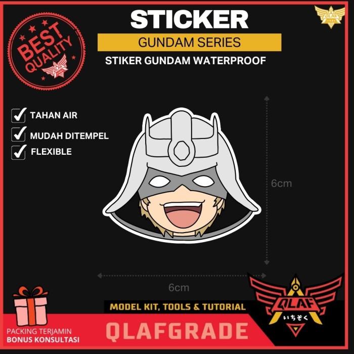 Gambar CHAR STIKER LUCU WATERPROOF universe sticker goofy RX78 dari Wahkhilaf Kota Surabaya Tokopedia