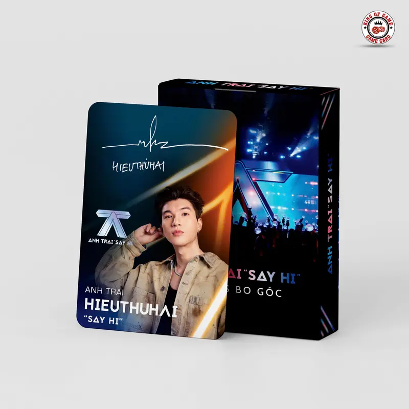 Thẻ 33 Card Hieuthuhai Anh Trai Say Hi giấy cứng cán màng bo góc đẹp HIEUTHUHAI(Mới Nhất) 4