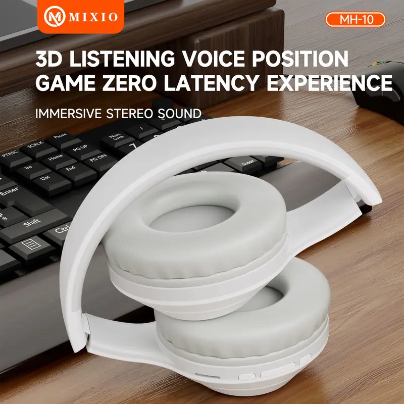 MIXIO MH-10 Headphone Bluetooth Wireless Headset Earphone 5.3 2