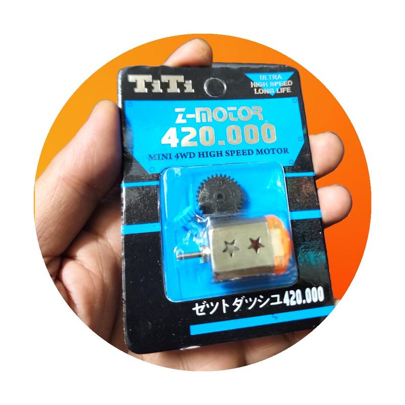 Dinamo Tamiya TiTi Mini 4WD Ultra High Speed Gratis Gear 1