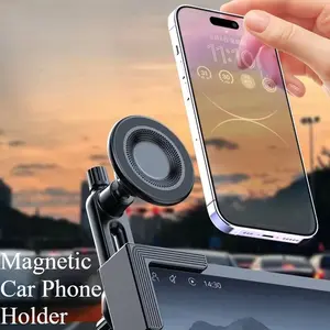 LBX Dudukan Ponsel Screen Clip Phone Holder Handphone Floating Head Unit Mobil Free Rotation Clip Samping Sudut Magnet Car Mounted Display Floating Screen Car Tempat Hp Mobil Listrik Base Of the Car Screen Bracket untuk Monitor Layar Laptop Premium GPS