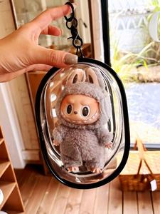 ラブーバキーチェーンバッグ、防塵カバー、14cm & 17cmサイズ、旅行用のタバコのキャンディードールに最適